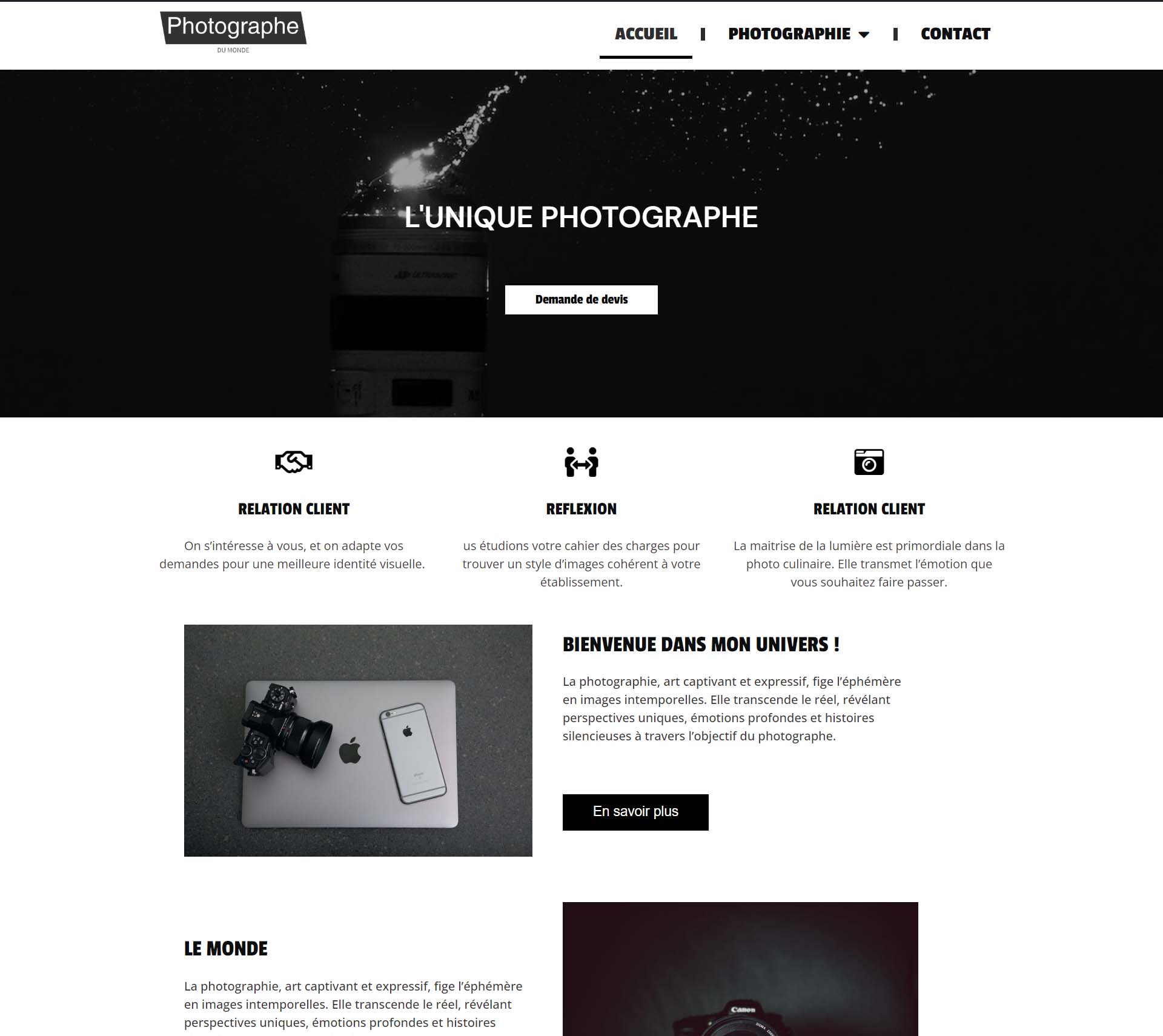 Site internet express — Offre Marketplace