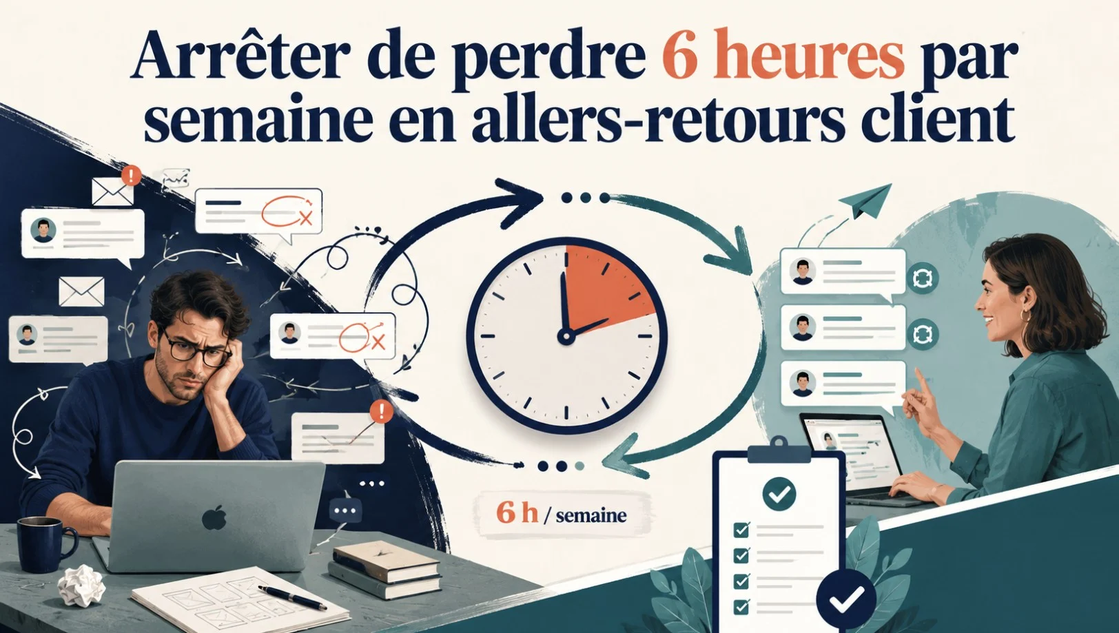 Arrêter de perdre 6 heures par semaine en allers-retours client
