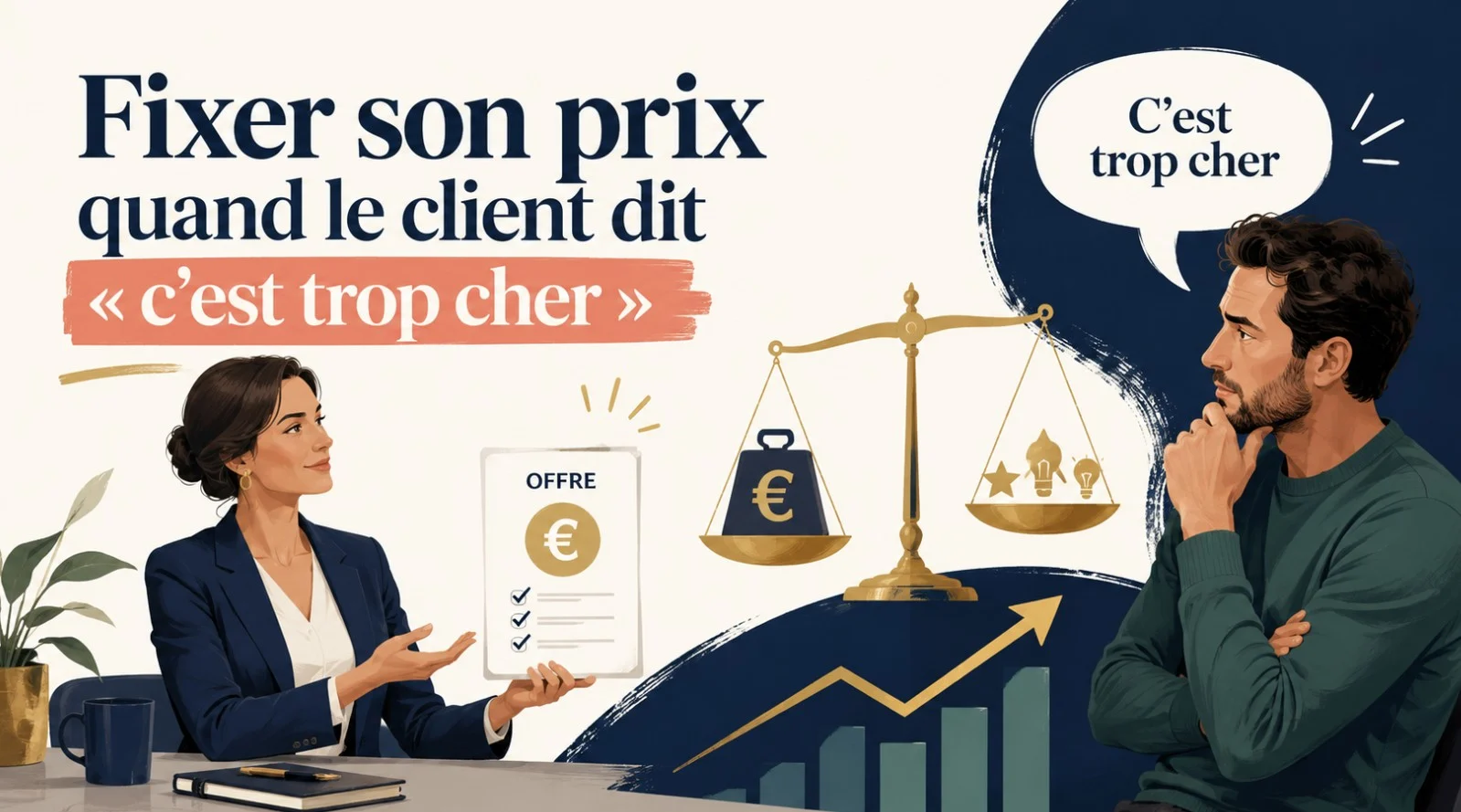 Fixer son prix quand le client dit « c’est trop cher »